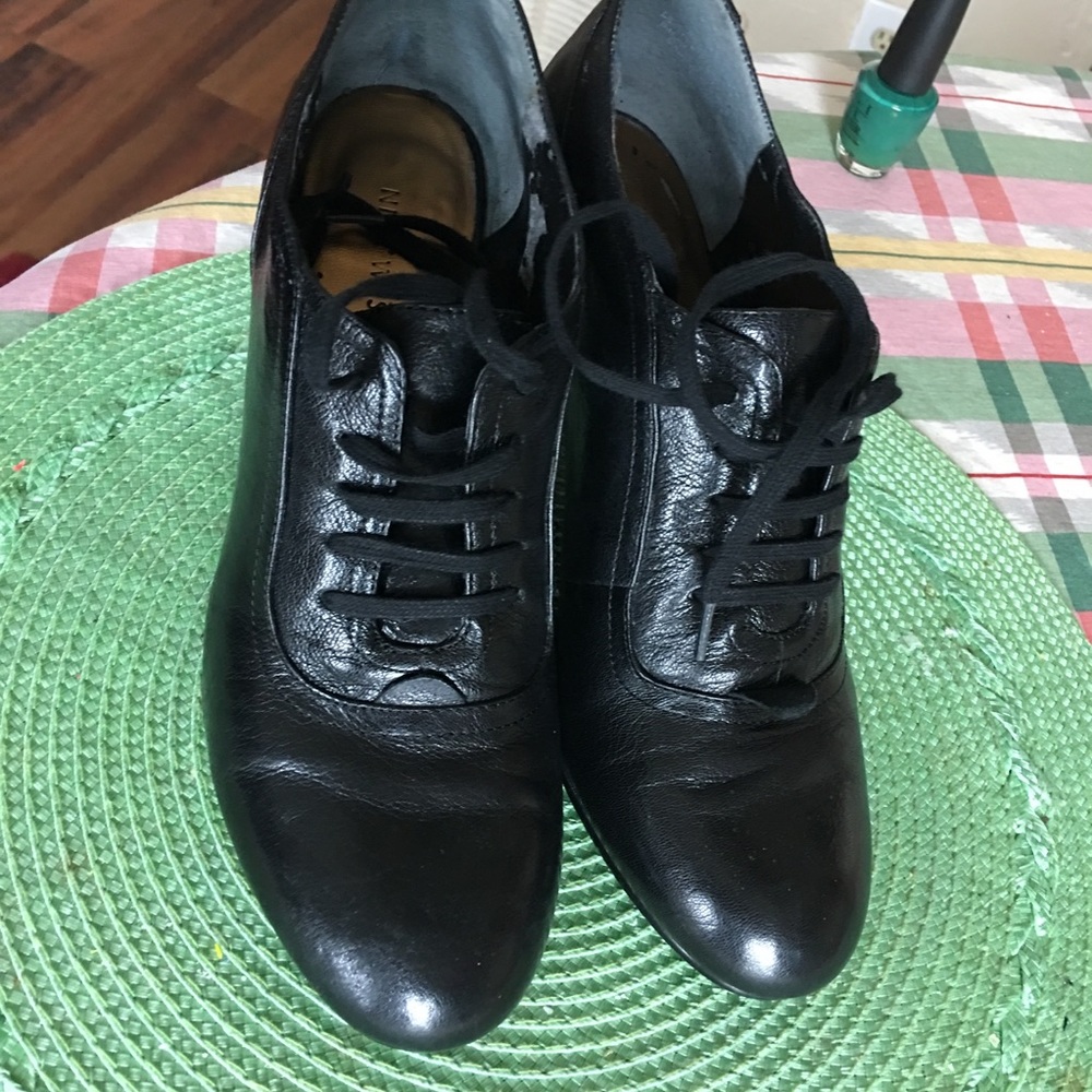 Black Leather Boots 8.5